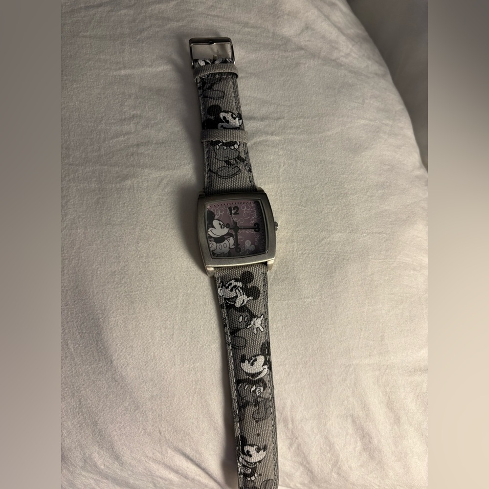 Disney Parks Silver and Gray Watch